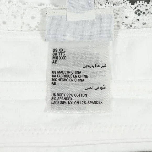 NWT Jenni On Repeat Bright White Bralette - Picture 11 of 16